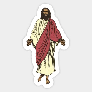 Retro Jesus Sticker